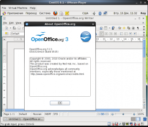 CentOs - OpenOffice